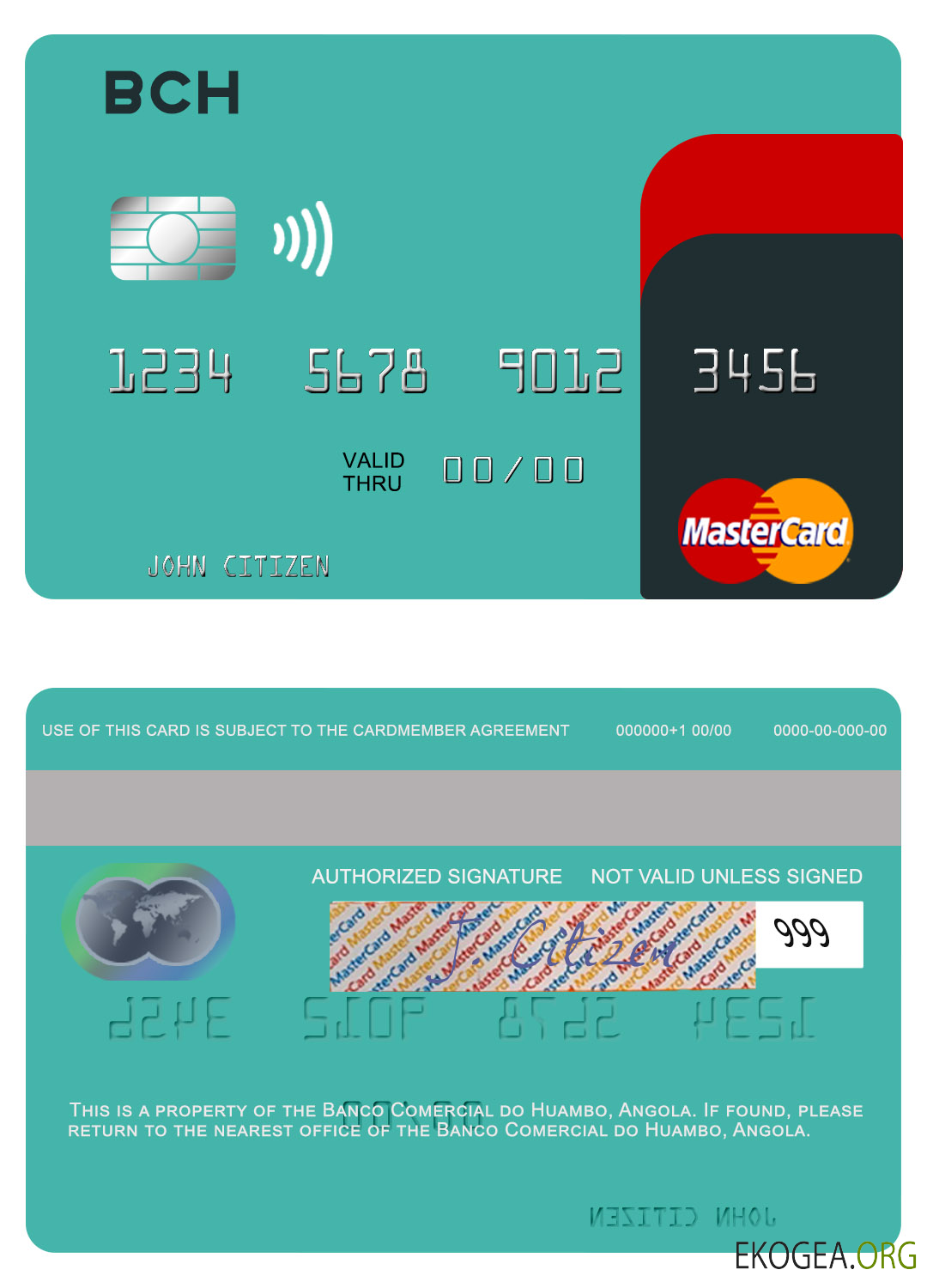 Carte Mastercard Angola Banco Comercial do Huambo